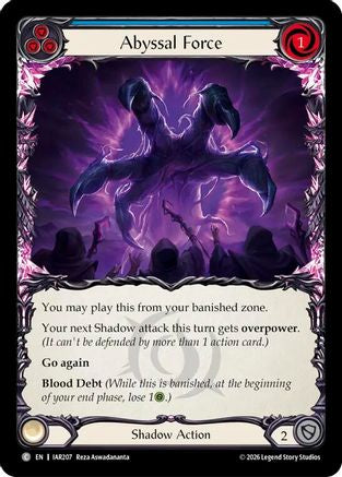 Image of Abyssal Force (IAR207) - Usurp the Shadow Throne Rainbow Foil