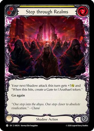 Image of Step through Realms (Yellow) (IAR216) - Usurp the Shadow Throne