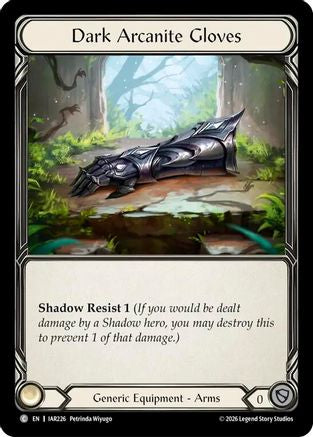 Image of Dark Arcanite Gloves (IAR226) - Usurp the Shadow Throne