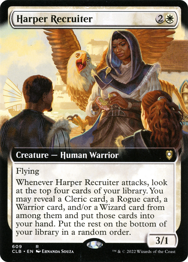 Image of Harper Recruiter (Extended Art) [Commander Legends: Battle for Baldur's Gate]