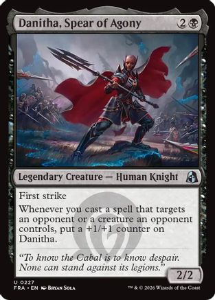 Image of Danitha, Spear of Agony (FRA-227) - Reality Fracture