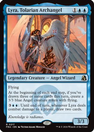 Image of Lyra, Tolarian Archangel (FRA-217) - Reality Fracture Foil