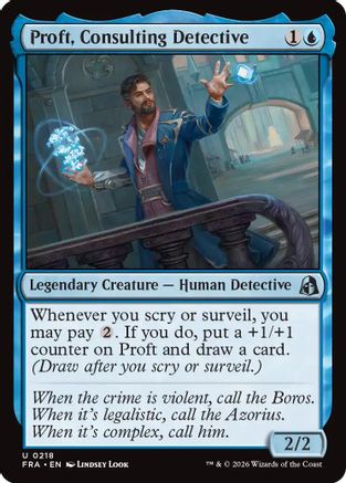 Image of Proft, Consulting Detective (FRA-218) - Reality Fracture