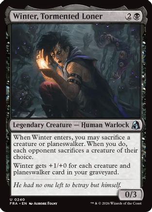 Image of Winter, Tormented Loner (FRA-240) - Reality Fracture