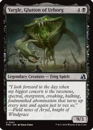 Image of Yargle, Glutton of Urborg (FRA-241) - Reality Fracture Foil