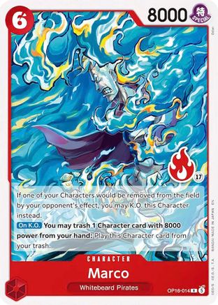 Image of Marco (Ace Deck) (OP16-014) - Set Sail Deck Set