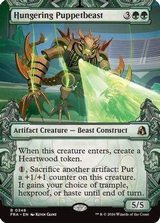 Image of Hungering Puppetbeast (Showcase) (FRA-346) - Reality Fracture Foil