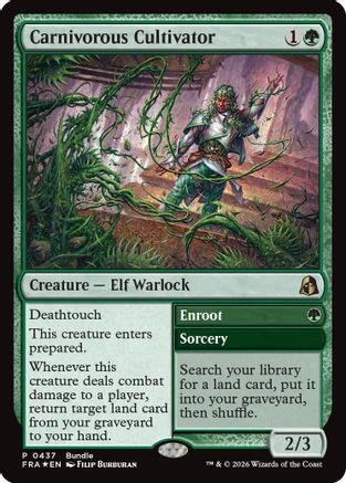 Image of Carnivorous Cultivator (UMP-437) - Unique and Miscellaneous Promos Foil