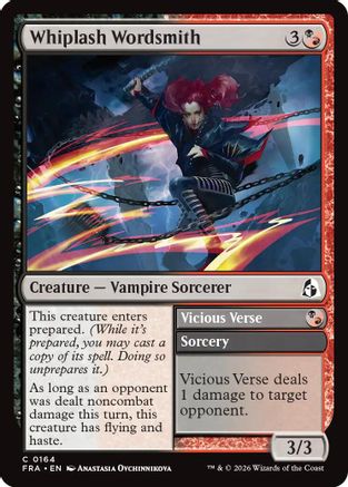 Image of Whiplash Wordsmith (FRA-164) - Reality Fracture Foil