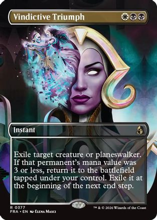 Image of Vindictive Triumph (Borderless) (FRA-377) - Reality Fracture Foil