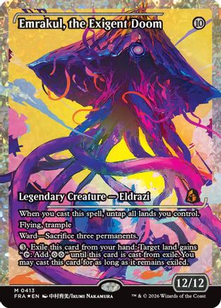 Image of Emrakul, the Exigent Doom (Showcase) (Fracture Foil) (FRA-413) - Reality Fracture Foil