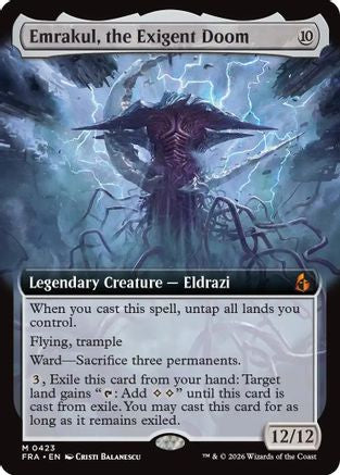 Image of Emrakul, the Exigent Doom (Extended Art) (FRA-423) - Reality Fracture