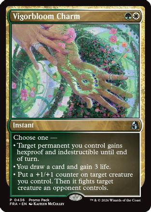 Image of Vigorbloom Charm (PPFRA-436) - Promo Pack: Reality Fracture