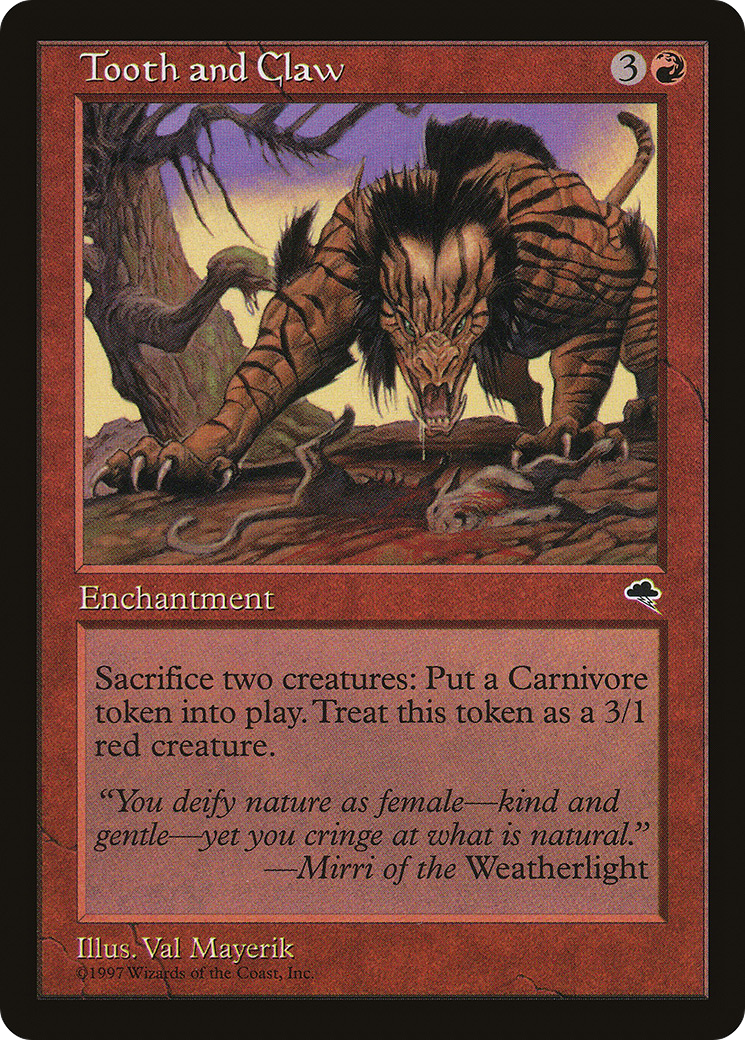 Image of Tooth and Claw [Tempest]