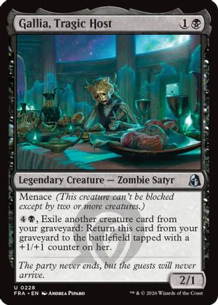 Image of Gallia, Tragic Host (FRA-228) - Reality Fracture Foil