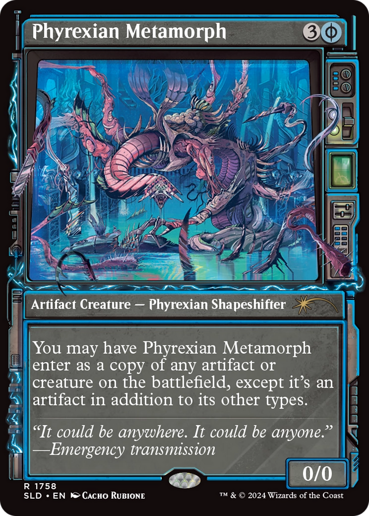 Image of Phyrexian Metamorph (SLD-1758) - Secret Lair Drop: (Showcase) Foil