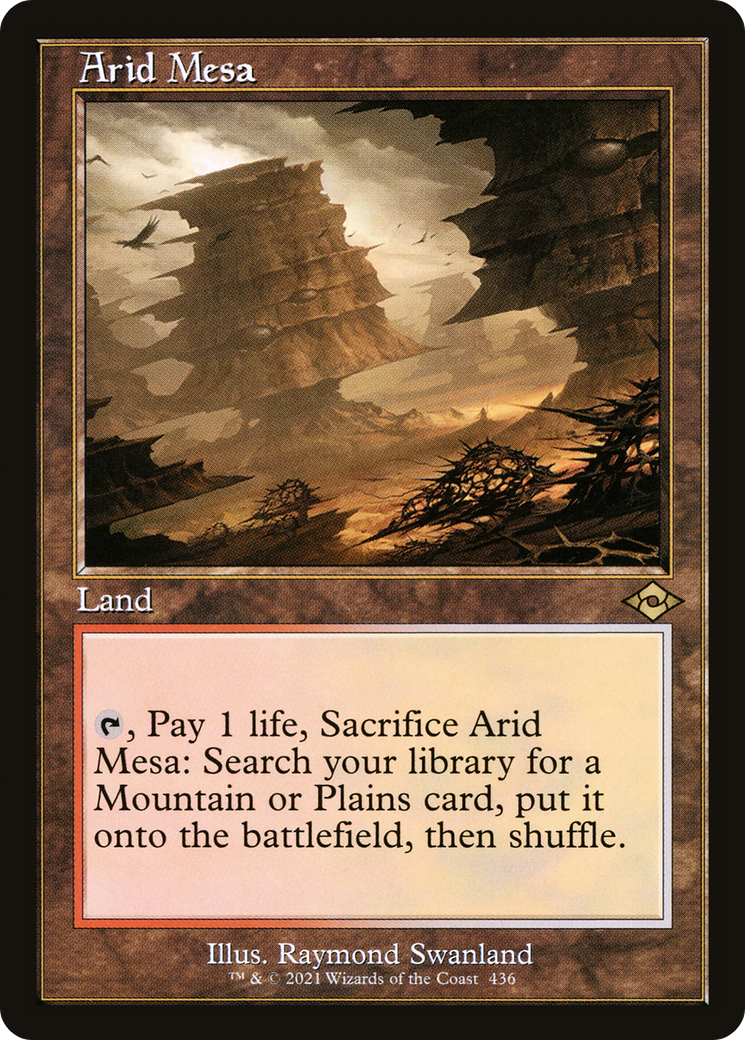 Image of Arid Mesa (Retro Frame) (MH2-436) - Modern Horizons 2 Etched Foil