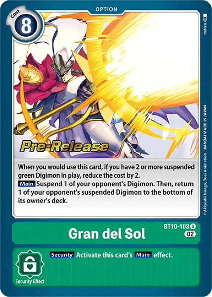 Image of Gran del Sol [BT10-103] [Xros Encounter Pre-Release Cards]