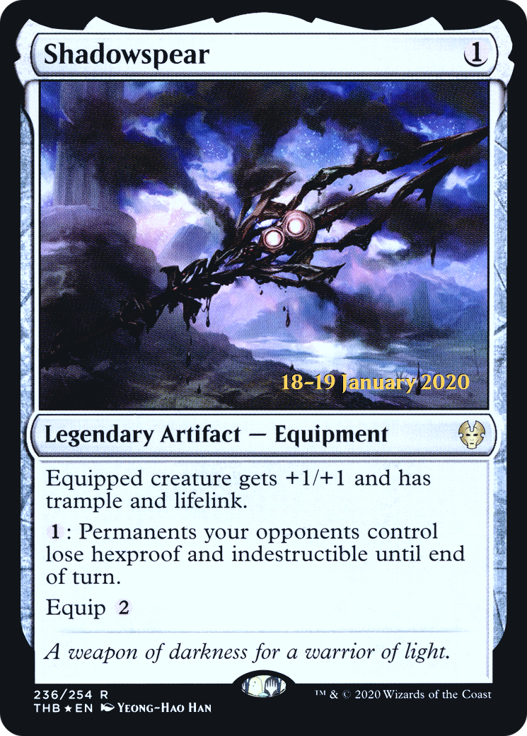 Image of Shadowspear [Theros Beyond Death Prerelease Promos]
