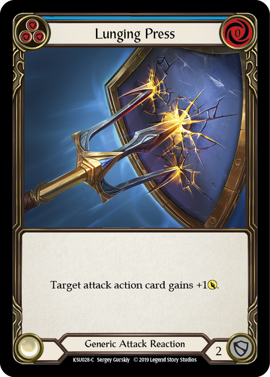 Image of Lunging Press [KSU028-C] (Katsu Hero Deck)  1st Edition Normal