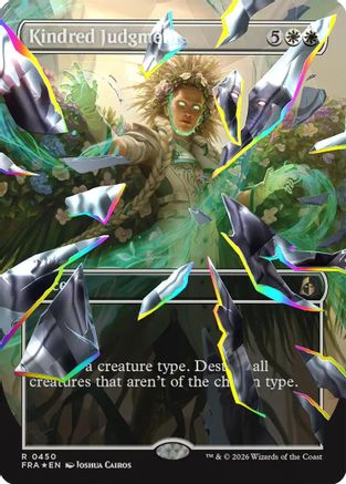 Image of Kindred Judgment (Borderless) (Facet Foil) (FRA-450) - Reality Fracture Foil
