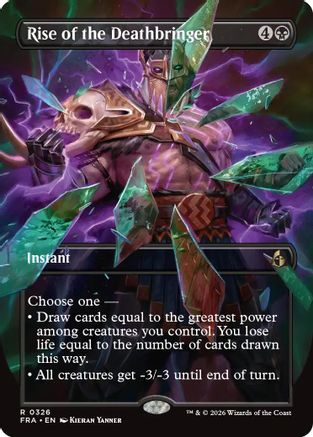 Image of Rise of the Deathbringer (Borderless) (FRA-326) - Reality Fracture