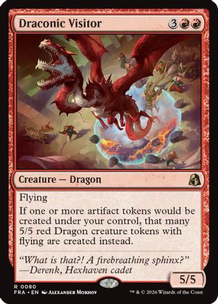 Image of Draconic Visitor (FRA-080) - Reality Fracture Foil
