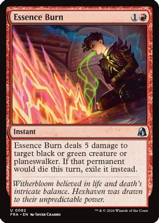 Image of Essence Burn (FRA-082) - Reality Fracture