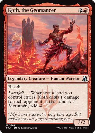 Image of Koth, the Geomancer (FRA-248) - Reality Fracture