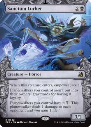Image of Sanctum Lurker (Showcase) (FRA-342) - Reality Fracture Foil
