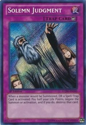 Image of Solemn Judgment [LCJW-EN182] Secret Rare