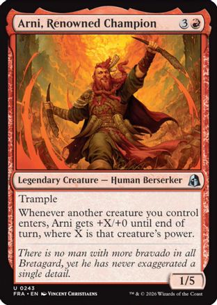 Image of Arni, Renowned Champion (FRA-243) - Reality Fracture