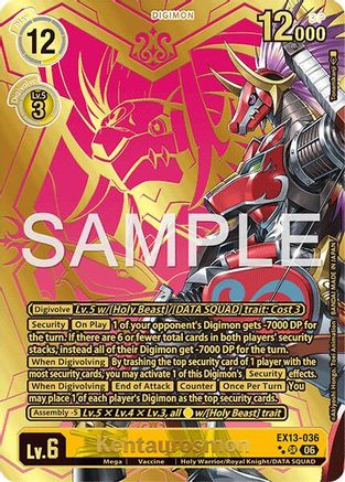 Image of Kentaurosmon (Rare Pull) (EX13-036) - Chivalrous XIII Foil