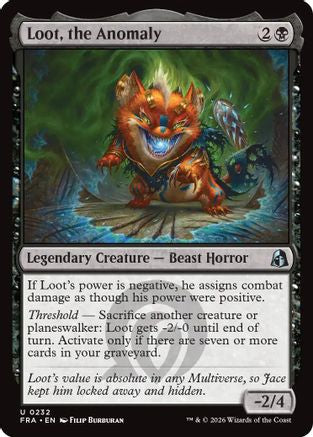 Image of Loot, the Anomaly (FRA-232) - Reality Fracture Foil