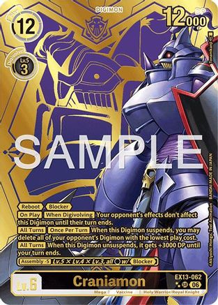 Image of Craniamon (Rare Pull) (EX13-062) - Chivalrous XIII Foil
