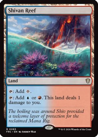 Image of Shivan Reef (-083) - Commander: Reality Fracture