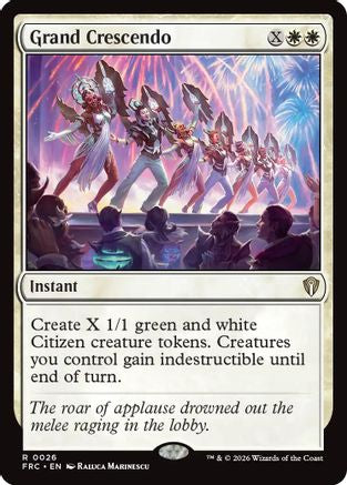 Image of Grand Crescendo (-026) - Commander: Reality Fracture