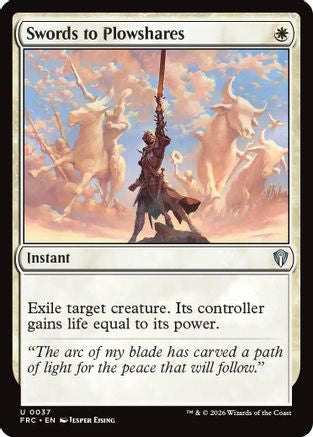Image of Swords to Plowshares (-037) - Commander: Reality Fracture