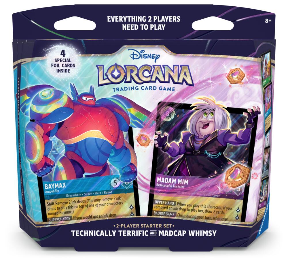 Image of Disney Lorcana - Hyperia City - Technically Terrific and Madcap Whimsy 2-Player Starter Set