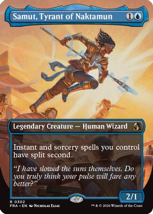 Image of Samut, Tyrant of Naktamun (Borderless) (FRA-302) - Reality Fracture