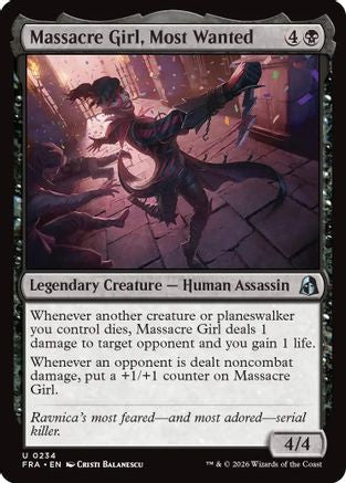 Image of Massacre Girl, Most Wanted (FRA-234) - Reality Fracture