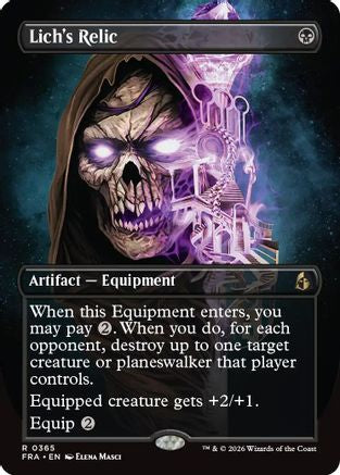 Image of Lich's Relic (Borderless) (FRA-365) - Reality Fracture