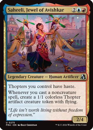 Image of Saheeli, Jewel of Avishkar (FRA-275) - Reality Fracture