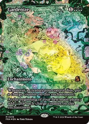 Image of Gardenize (Showcase) (Fracture Foil) (0416) (FRA-416) - Reality Fracture Foil