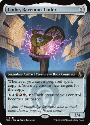 Image of Codie, Ravenous Codex (Extended Art) (FRA-431) - Reality Fracture