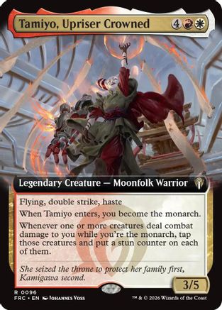 Image of Tamiyo, Upriser Crowned (Extended Art) (-096) - Commander: Reality Fracture