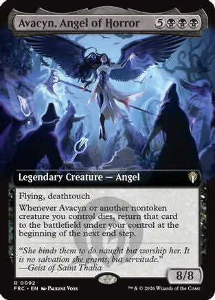 Image of Avacyn, Angel of Horror (Extended Art) (-092) - Commander: Reality Fracture
