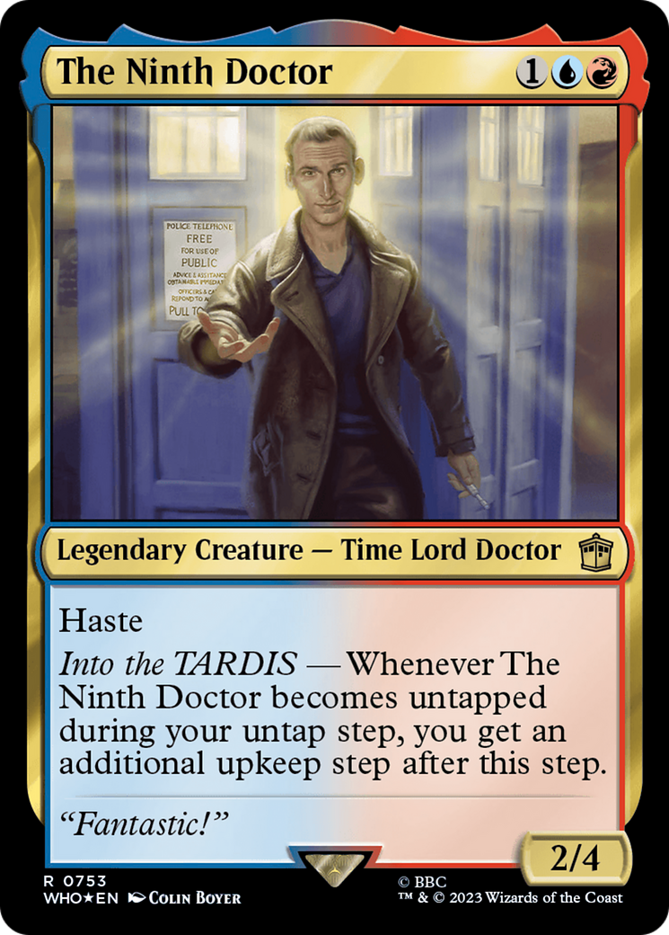 Image of The Ninth Doctor (Surge Foil) [Doctor Who]