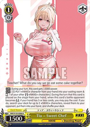 Image of Tia - Sweet Chef (NIK/S135-E006) - GODDESS OF VICTORY: NIKKE Vol.2