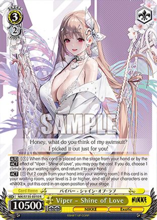 Image of Viper - Shine of Love (NIK/S135-E010) - GODDESS OF VICTORY: NIKKE Vol.2